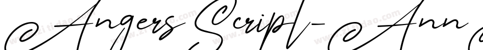 AngersScript-AnnM字体转换