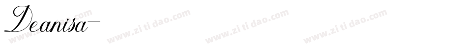 Deanisa字体转换