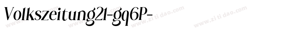 Volkszeitung21-gq6P字体转换