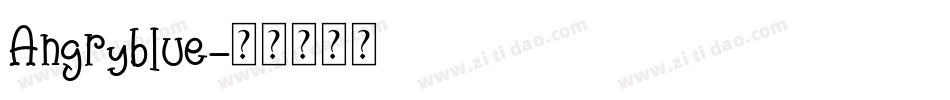 Angryblue字体转换