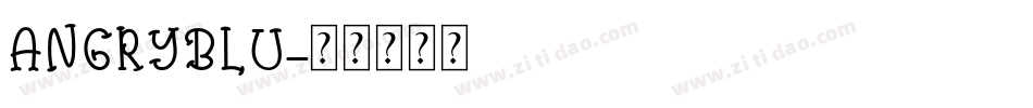 ANGRYBLU字体转换
