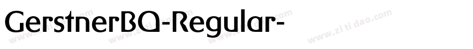 GerstnerBQ-Regular字体转换