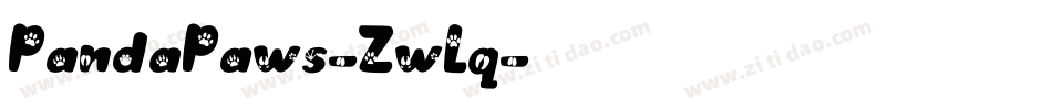 PandaPaws-ZwLq字体转换