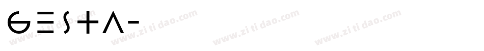 Gesta字体转换