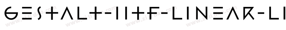 Gestalt-HTF-Linear-Light字体转换