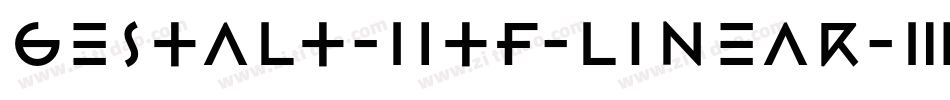 Gestalt-HTF-Linear-Medium字体转换