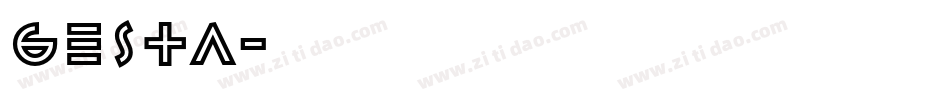 Gesta字体转换