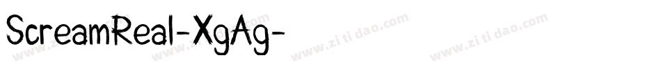 ScreamReal-XgAg字体转换