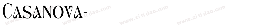 Casanova字体转换