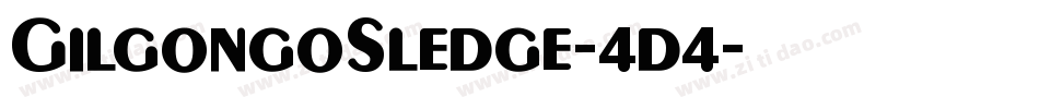 GilgongoSledge-4d4字体转换