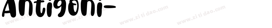 Antigoni字体转换