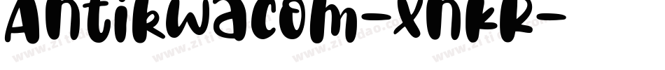 Antikwacom-xnKR字体转换