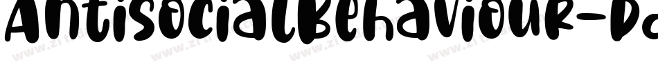 AntisocialBehaviour-Ddp3字体转换
