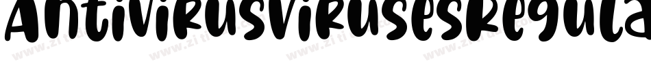 AntivirusVirusesRegular-Z7AK字体转换