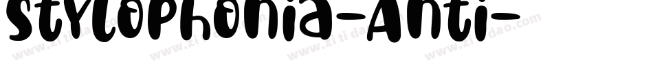Stylophonia-Anti字体转换