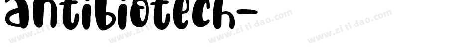 antibiotech字体转换