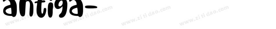 antiga字体转换