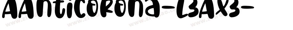 AAntiCorona-L3Ax3字体转换