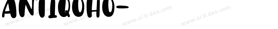 ANTIQOHO字体转换