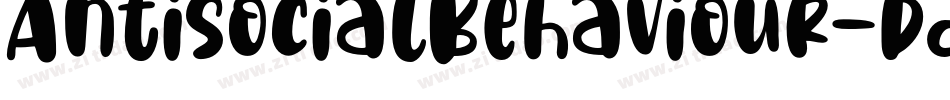 AntisocialBehaviour-Ddp3字体转换