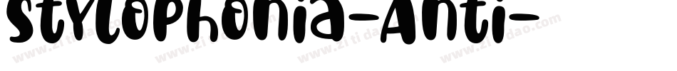 Stylophonia-Anti字体转换