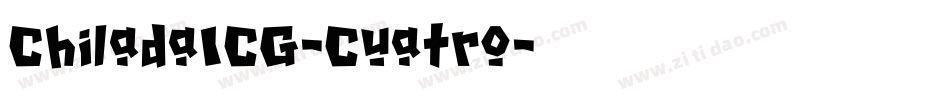 ChiladaICG-Cuatro字体转换