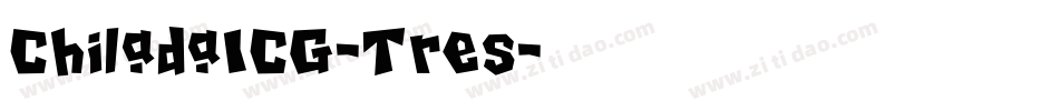 ChiladaICG-Tres字体转换