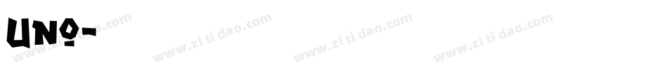 Uno字体转换
