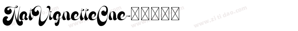 NatVignetteOne字体转换