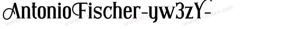AntonioFischer-yw3zY字体转换
