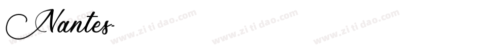 Nantes字体转换