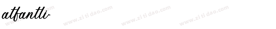 atfantli字体转换