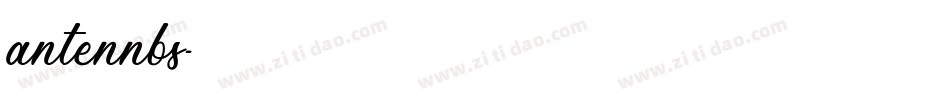 antennbs字体转换