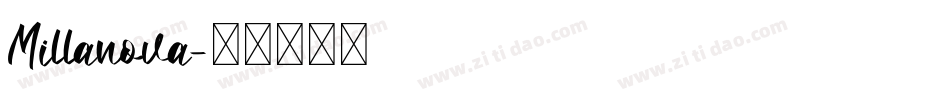 Millanova字体转换