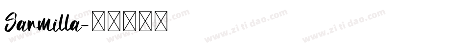 Sarmilla字体转换