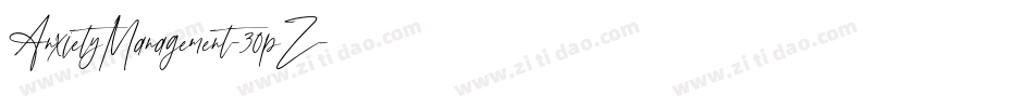 AnxietyManagement-30pZ字体转换