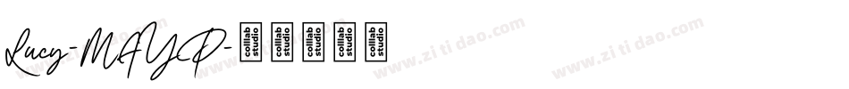 Lucy-MAYP字体转换