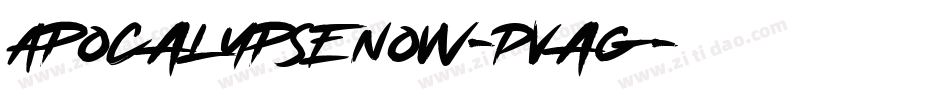 ApocalypseNow-PVag字体转换