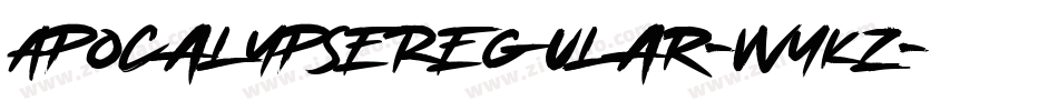 ApocalypseRegular-wyKZ字体转换