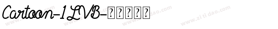 Cartoon-1LVB字体转换