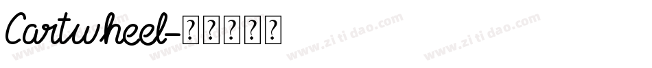 Cartwheel字体转换