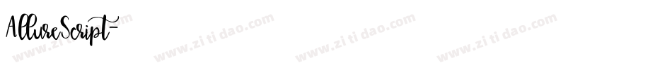 AllureScript字体转换