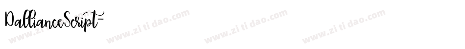 DallianceScript字体转换