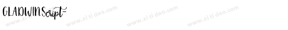 GLADWINScript字体转换