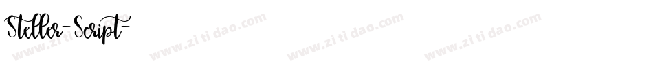 Steller-Script字体转换