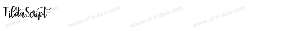 TildaScript字体转换