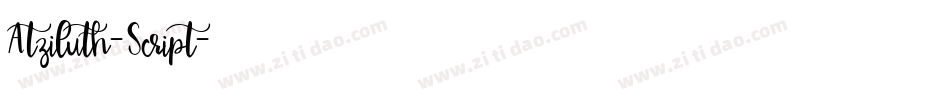 Atziluth-Script字体转换