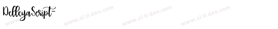 DelleyaScript字体转换