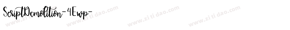 ScriptDemolition-4Ewp字体转换