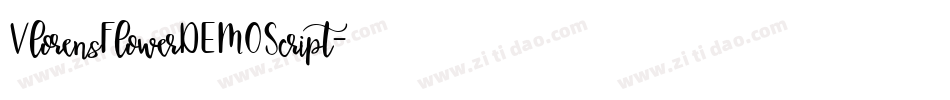 VlorensFlowerDEMOScript字体转换